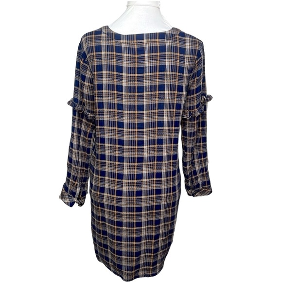 Madewell Plaid Button Up Dress - Picture 5 of 7